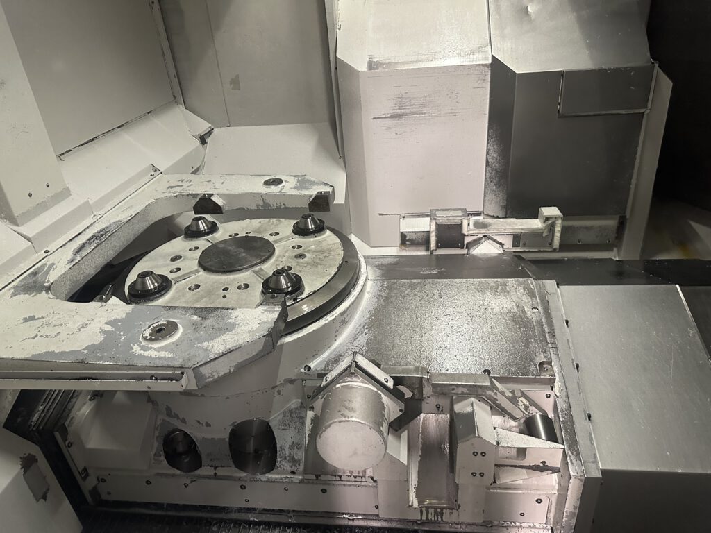 General view of the interior Mazak Integrex used - E-1060 CNC turning/milling center