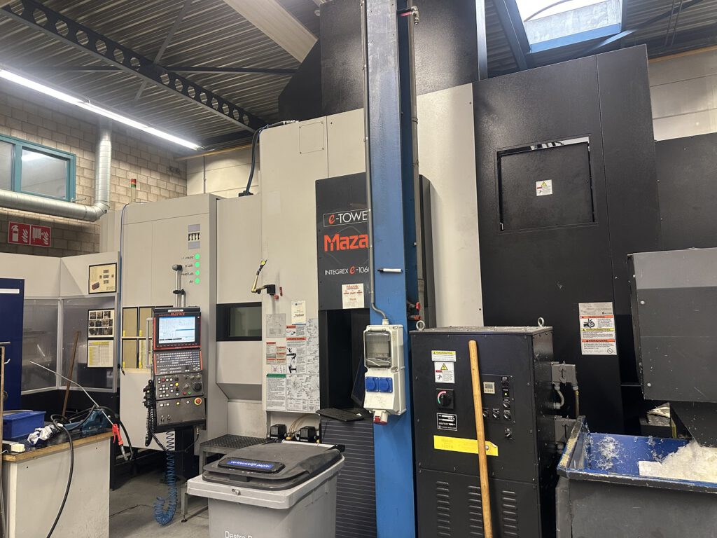 Mazak Integrex E-1060 used - Front view of the CNC turning-milling center