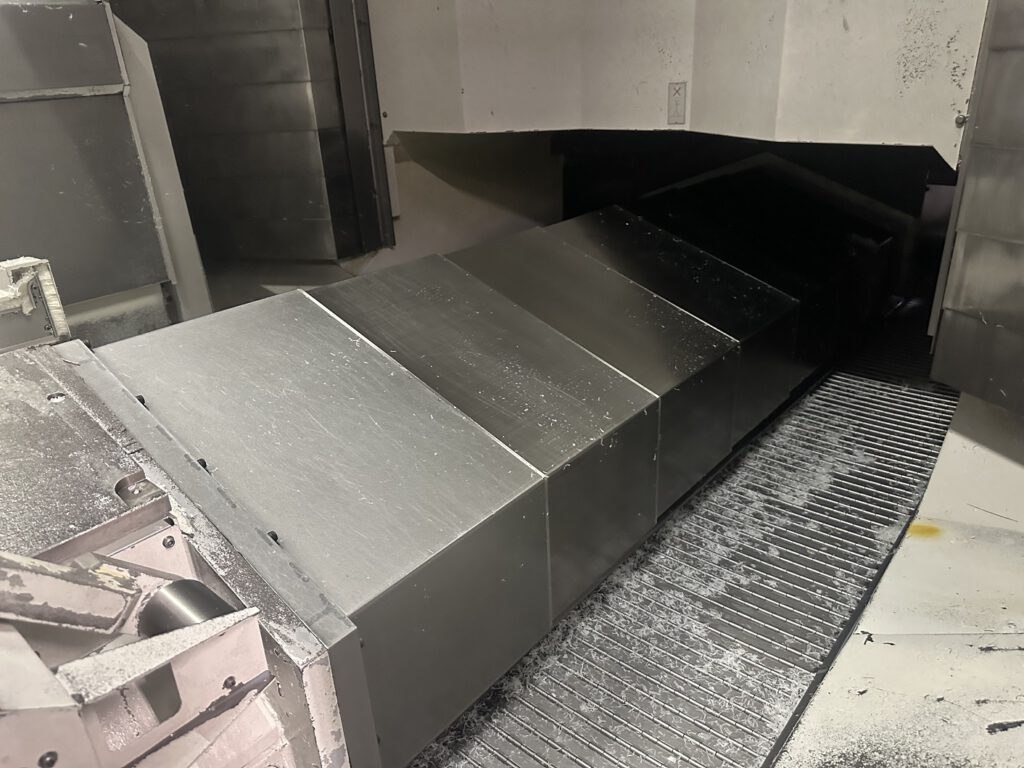 X-axis covers of the Mazak Integrex used - E-1060 CNC machine