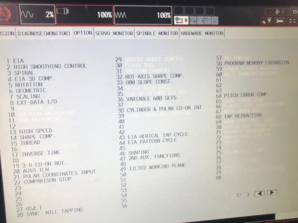 Mazak-HCN-5000-options-1