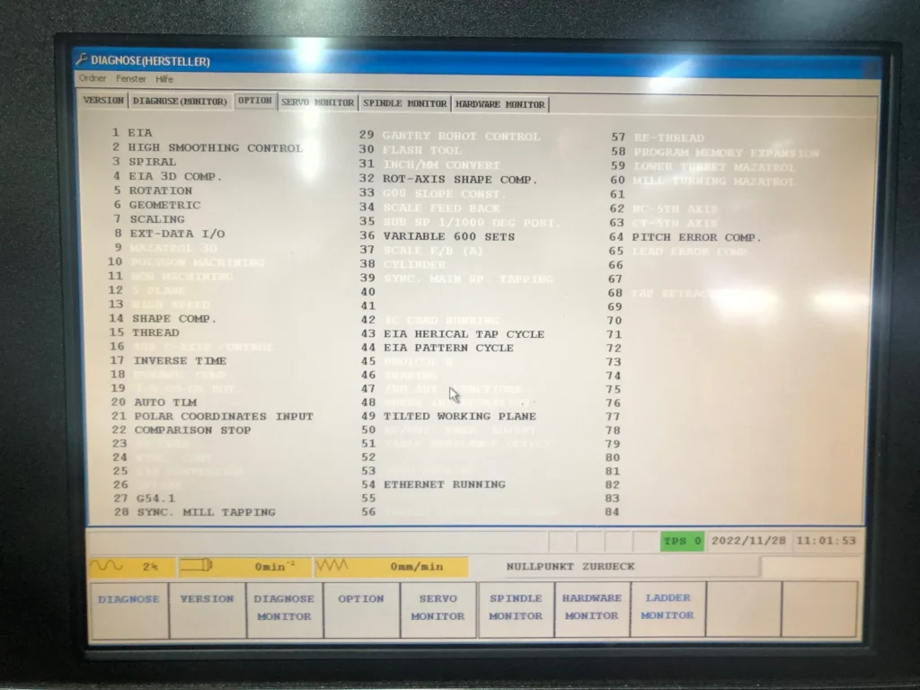 Mazak-HC-Nexus-5000-II-options