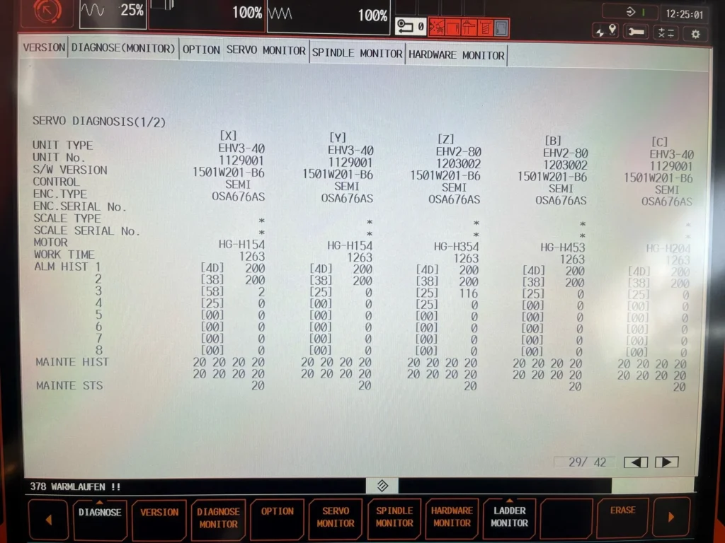 Mazak-Variaxis-C600-servo-monitor